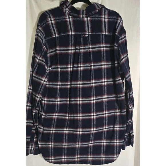 Jachs Flannel Shirt Mens XLT Multicolor‎ Plaid Heavyweight Cotton Button Up - Picture 4 of 9